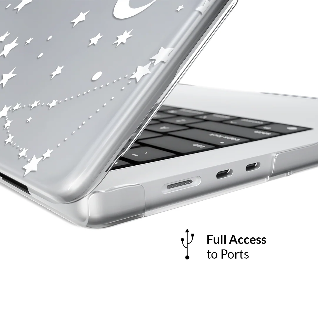 White Stars MacBook Case - Image 21