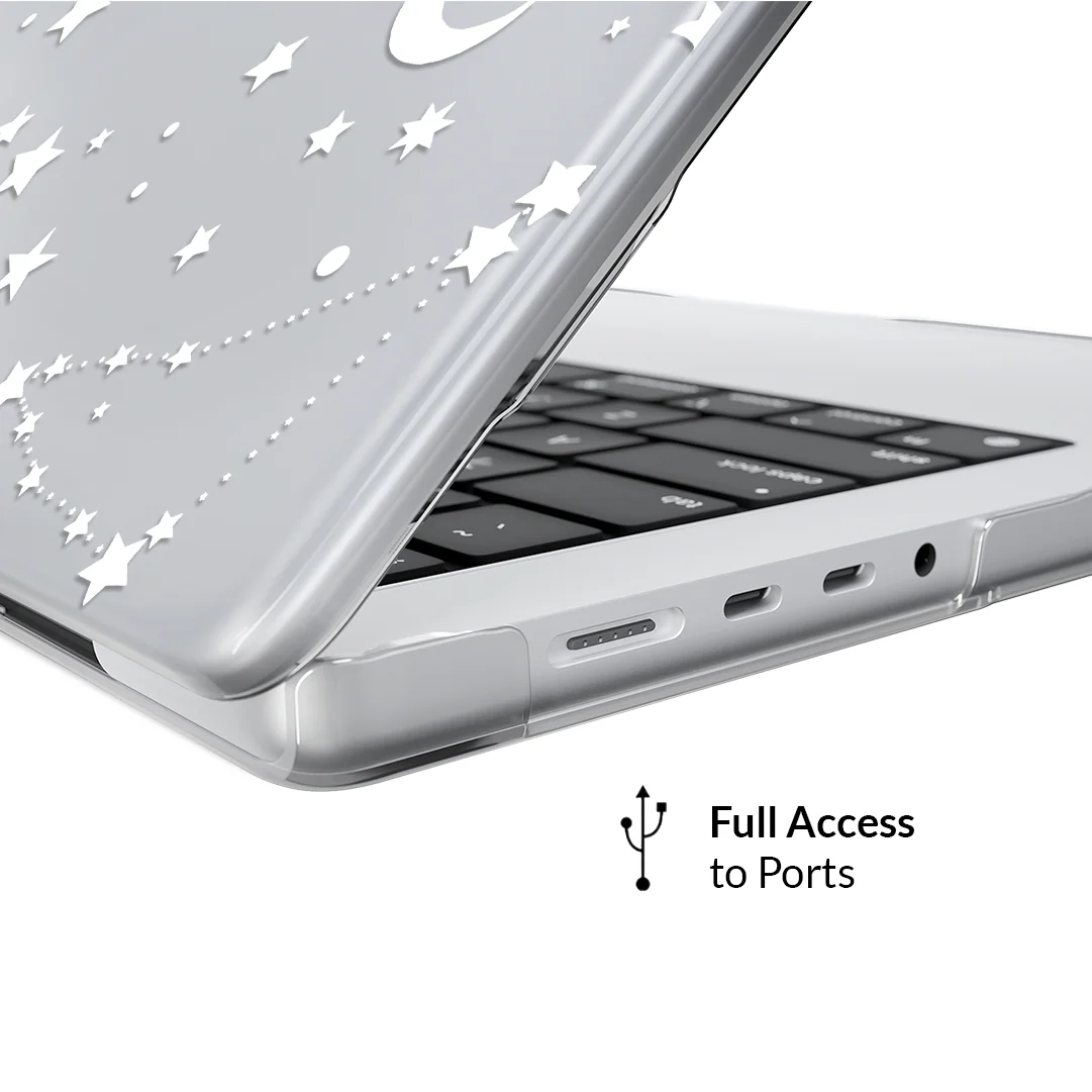 White Stars MacBook Case - Image 27