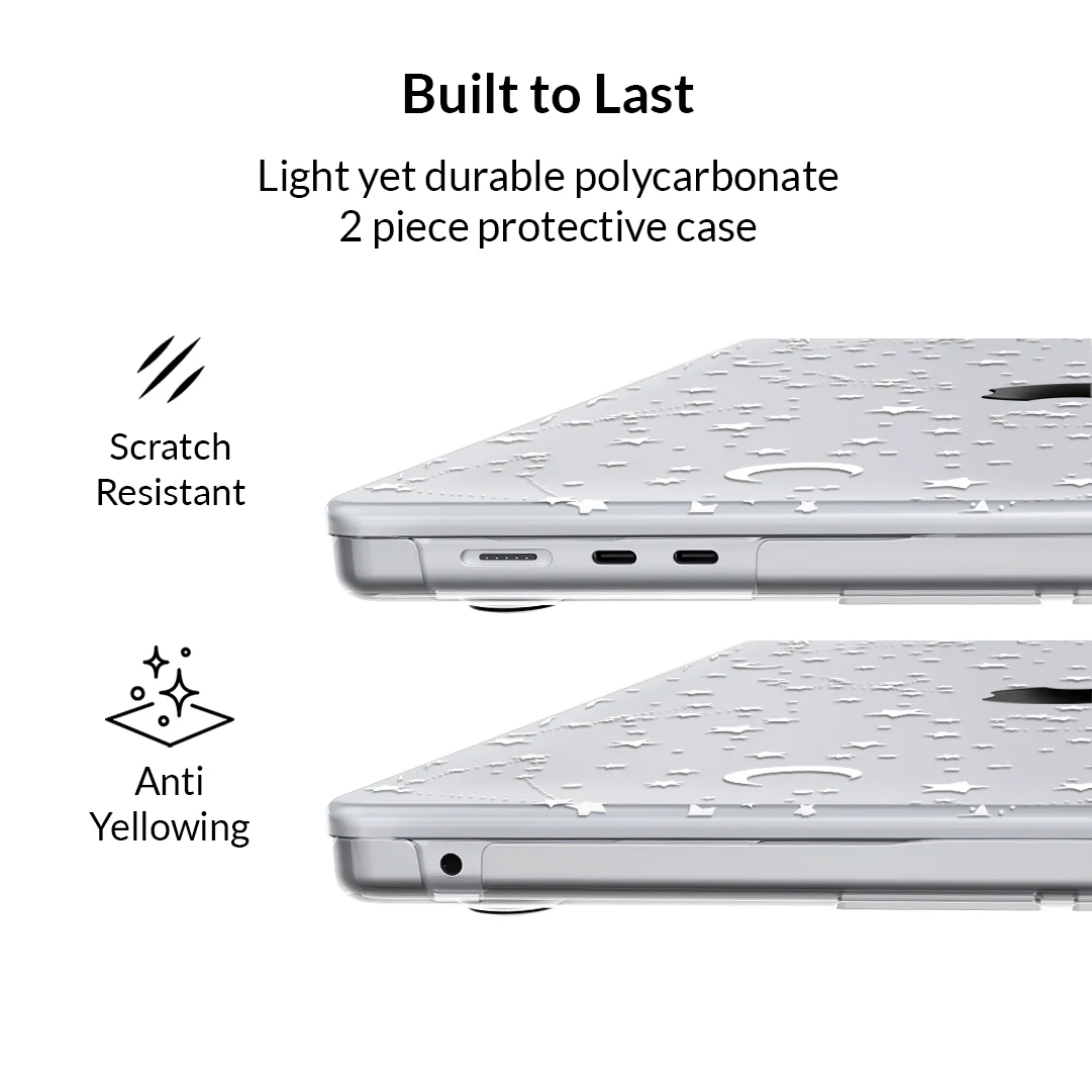 White Stars MacBook Case - Image 4