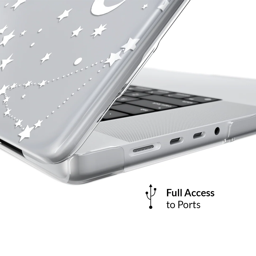 White Stars MacBook Case - Image 57