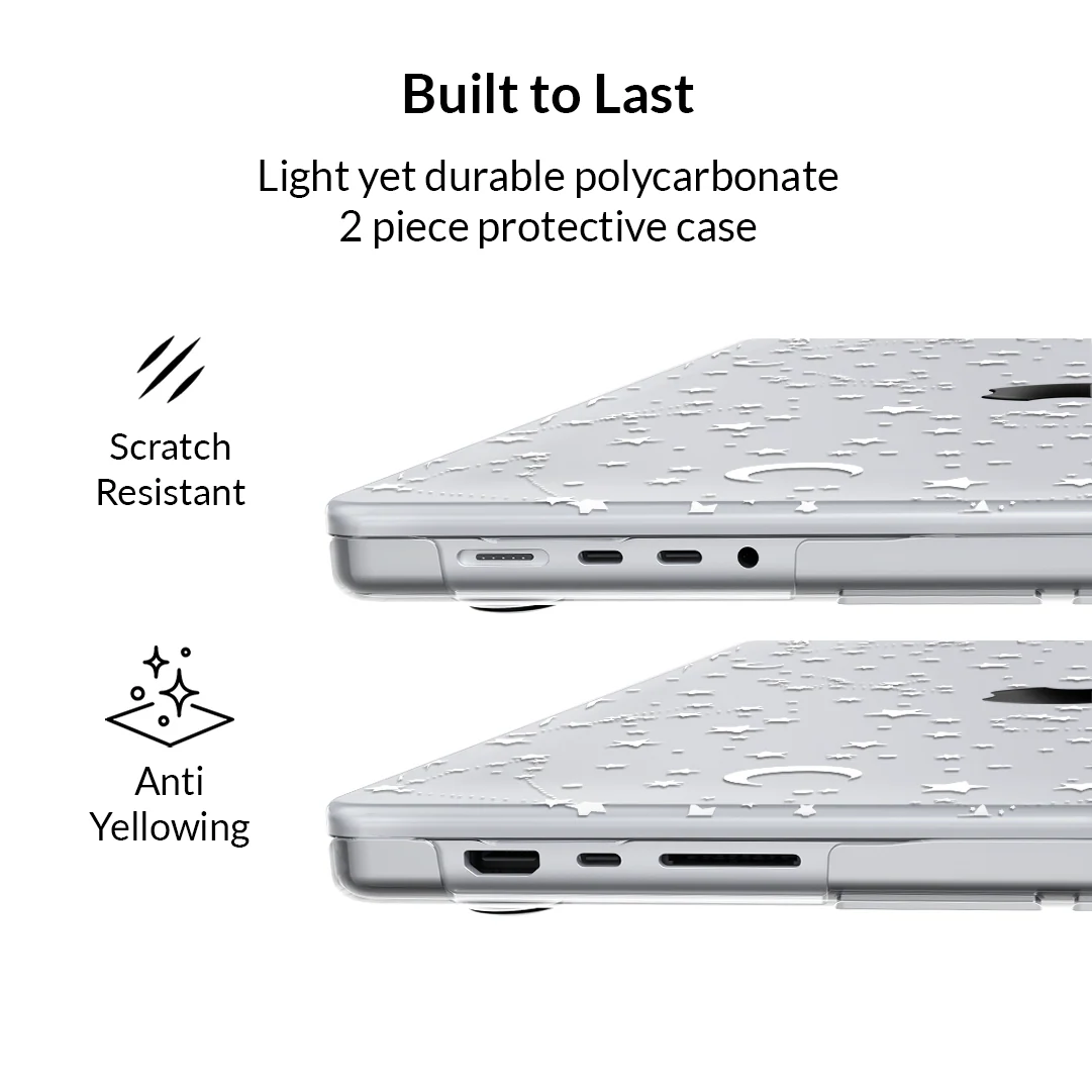 White Stars MacBook Case - Image 58