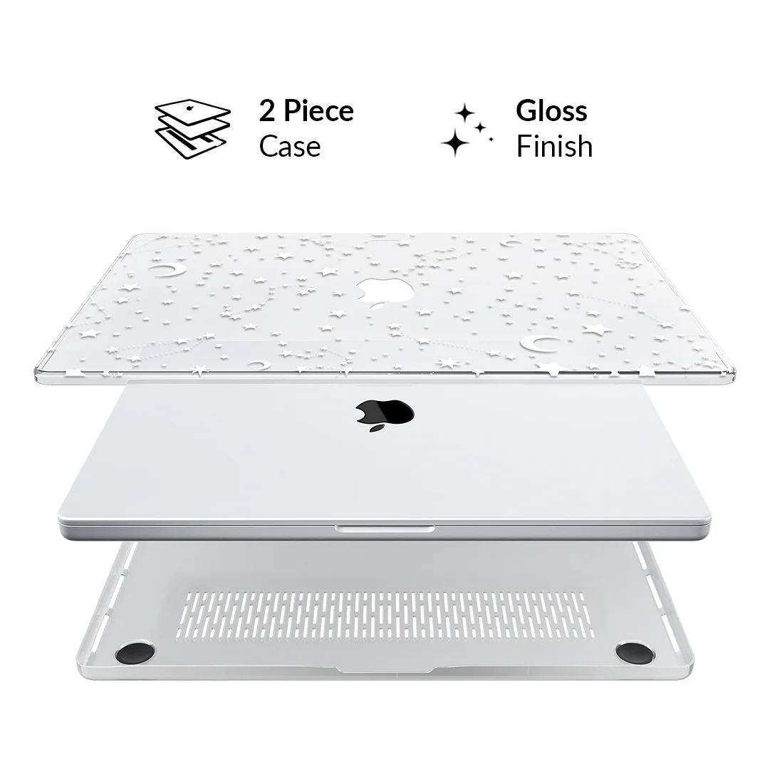 White Stars MacBook Case - Image 62