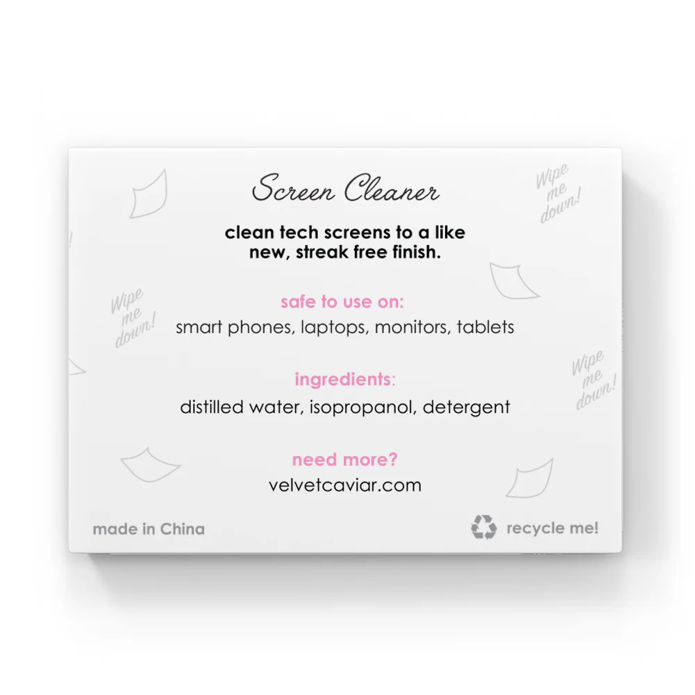 Screen Cleaner Wipes (24 pack) - Image 3