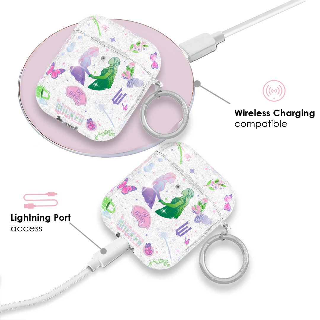 Wicked For Good Glitter AirPod Case - Image 4