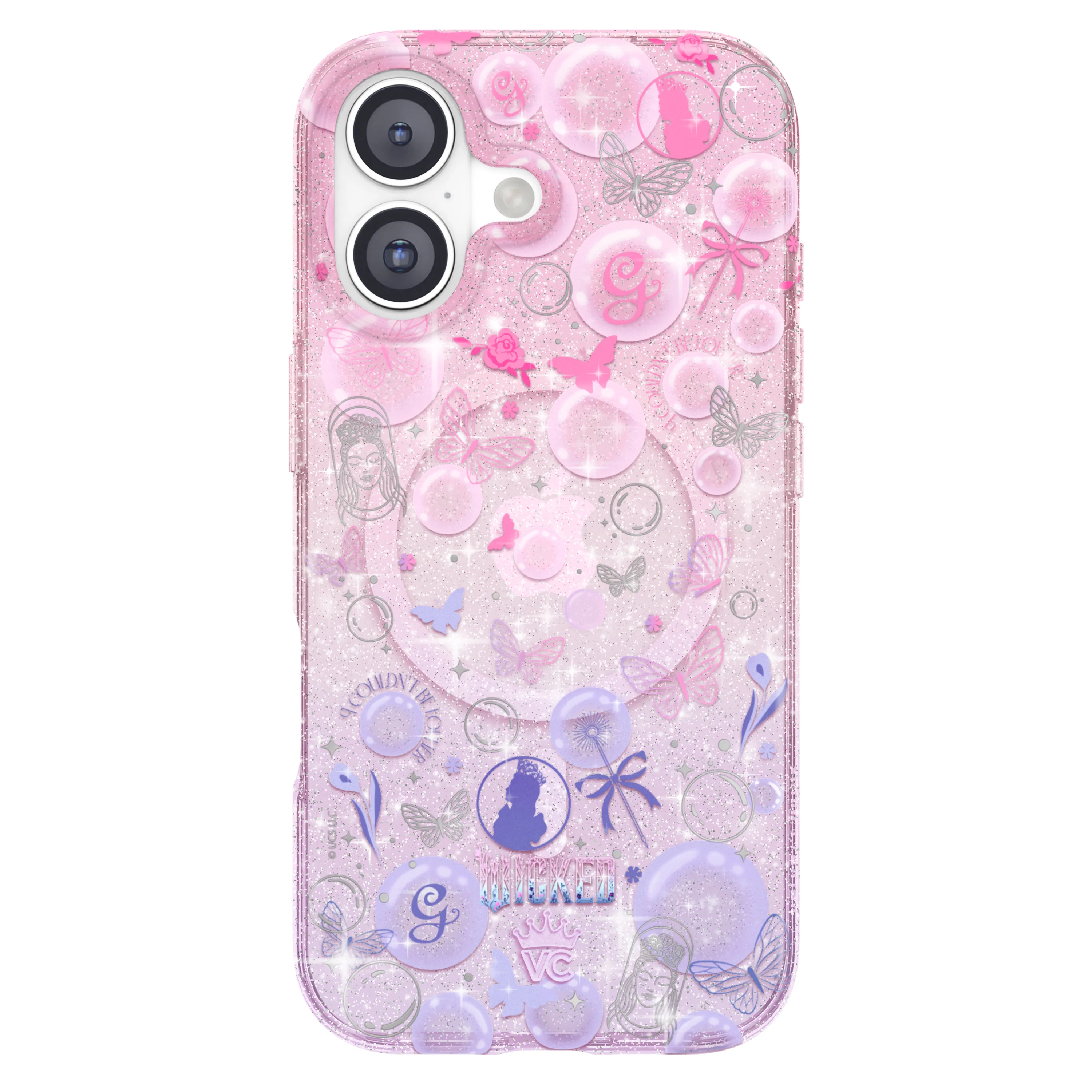 Wicked Glinda’s Bubble Glitter iPhone Case - Image 16