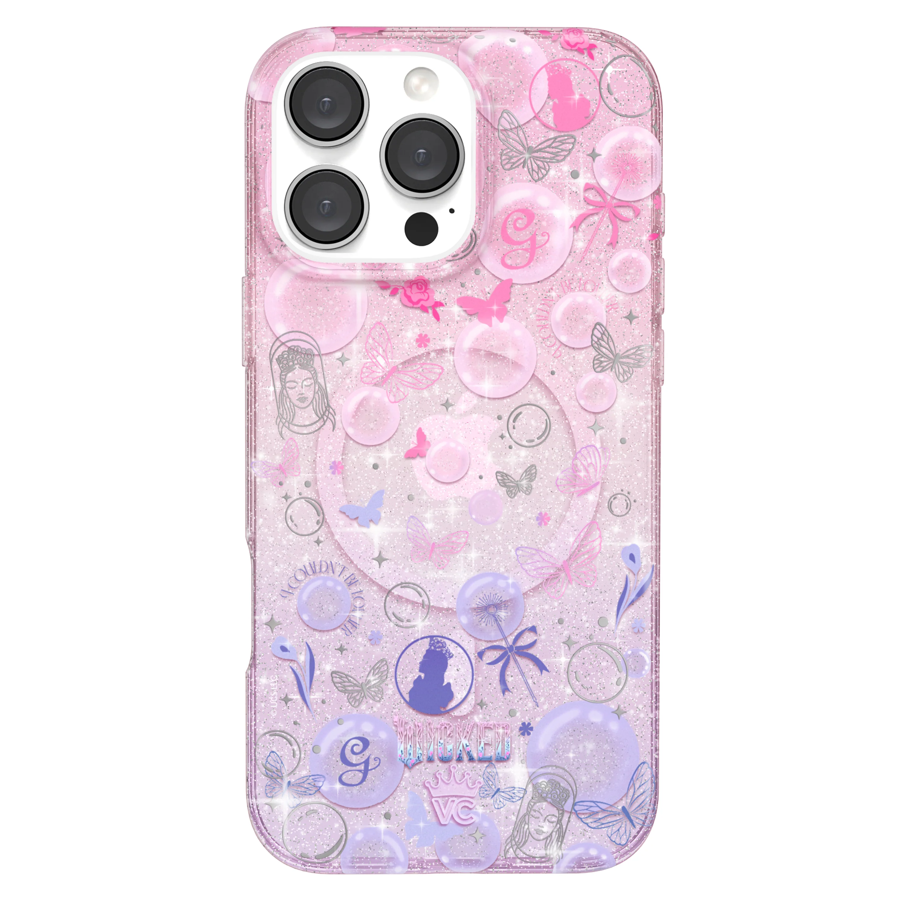 Wicked Glinda’s Bubble Glitter iPhone Case - Image 26