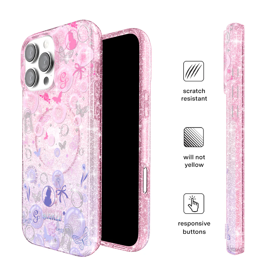 Wicked Glinda’s Bubble Glitter iPhone Case - Image 35