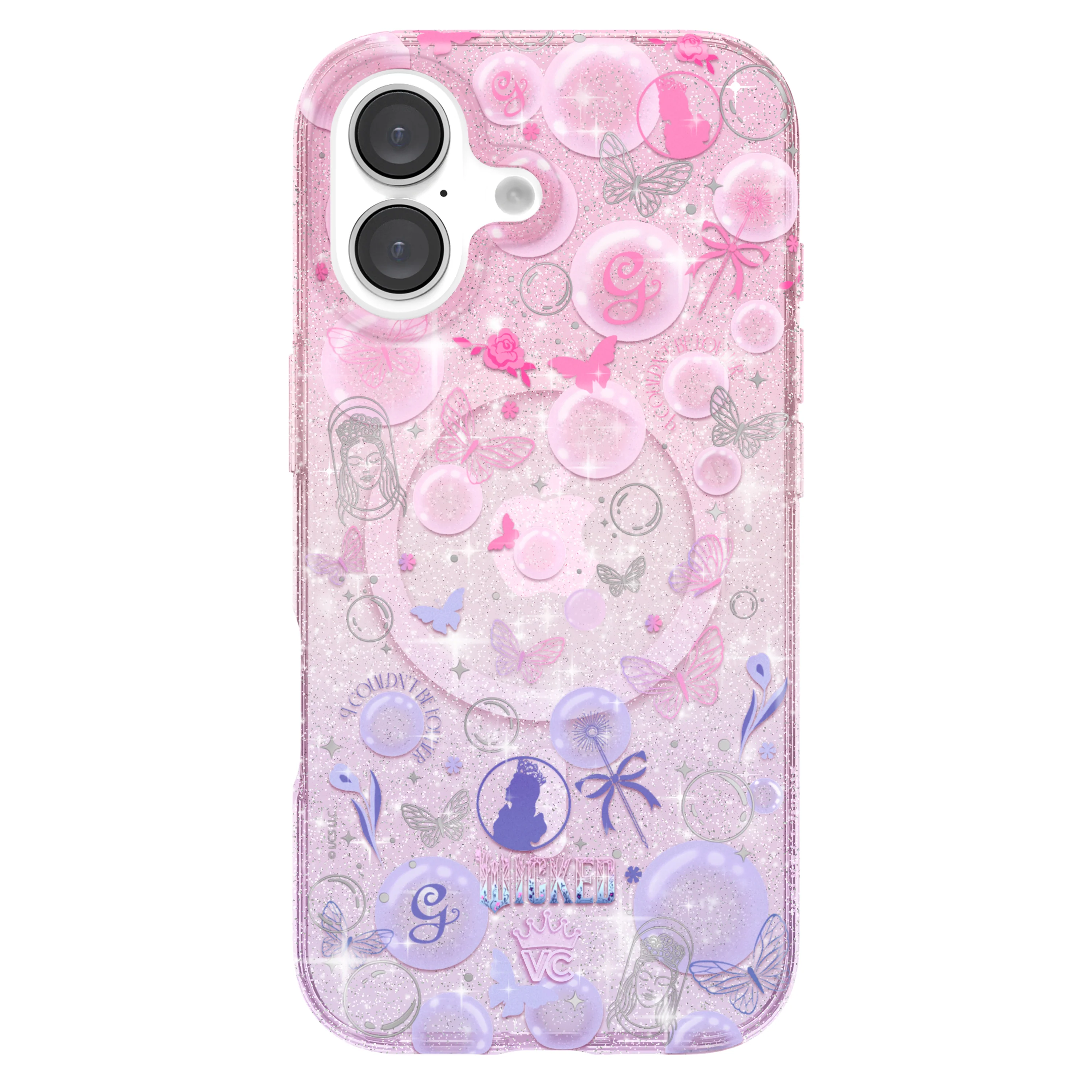 Wicked Glinda’s Bubble Glitter iPhone Case - Image 36