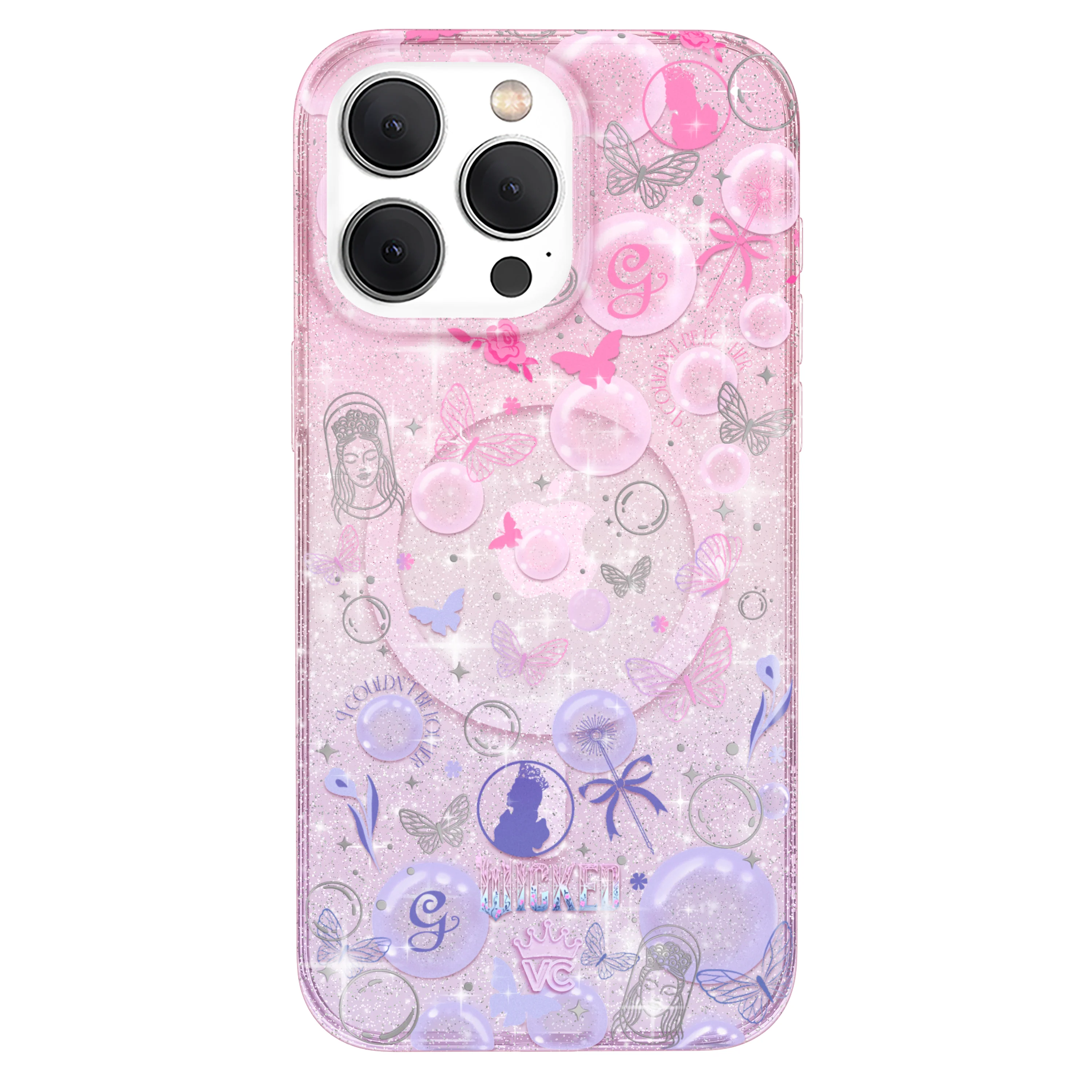 Wicked Glinda’s Bubble Glitter iPhone Case - Image 41