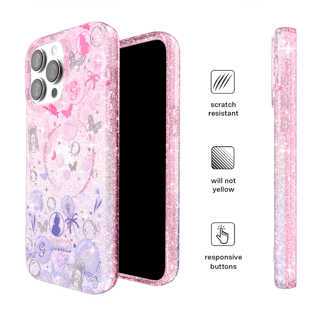 Wicked Glinda’s Bubble Glitter iPhone Case - Image 45