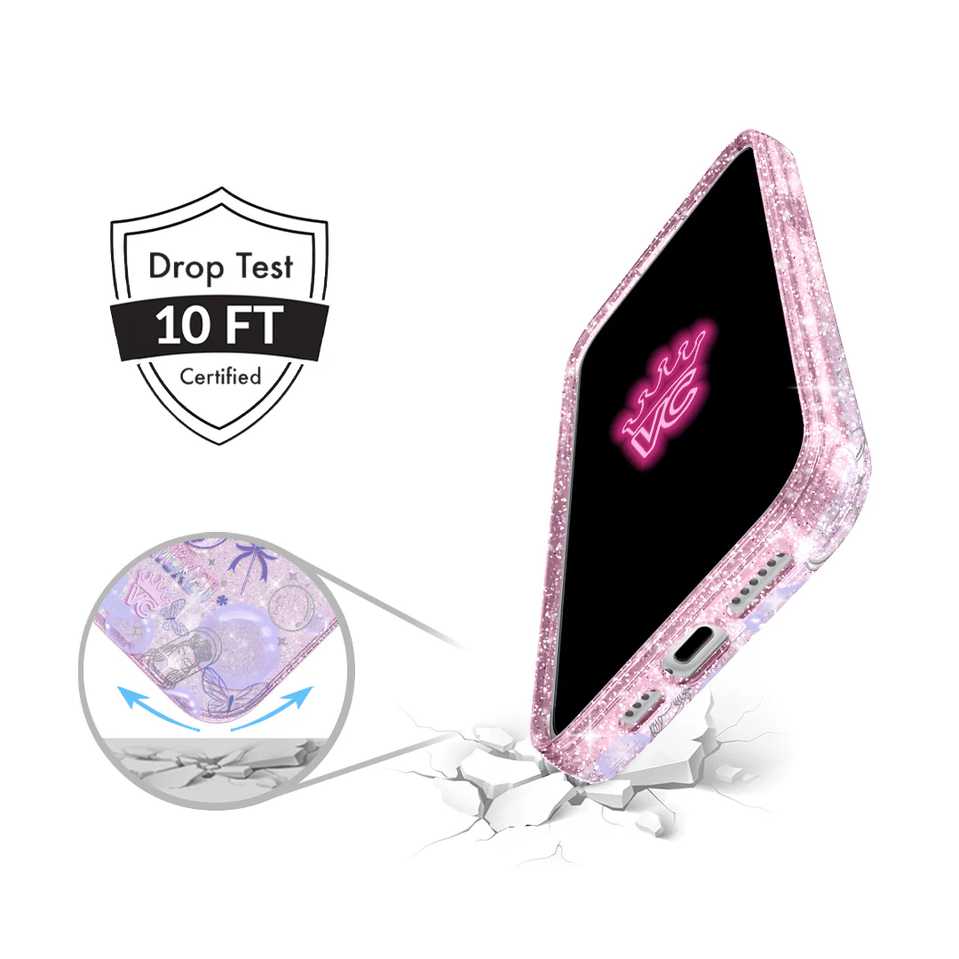 Wicked Glinda’s Bubble Glitter iPhone Case - Image 57