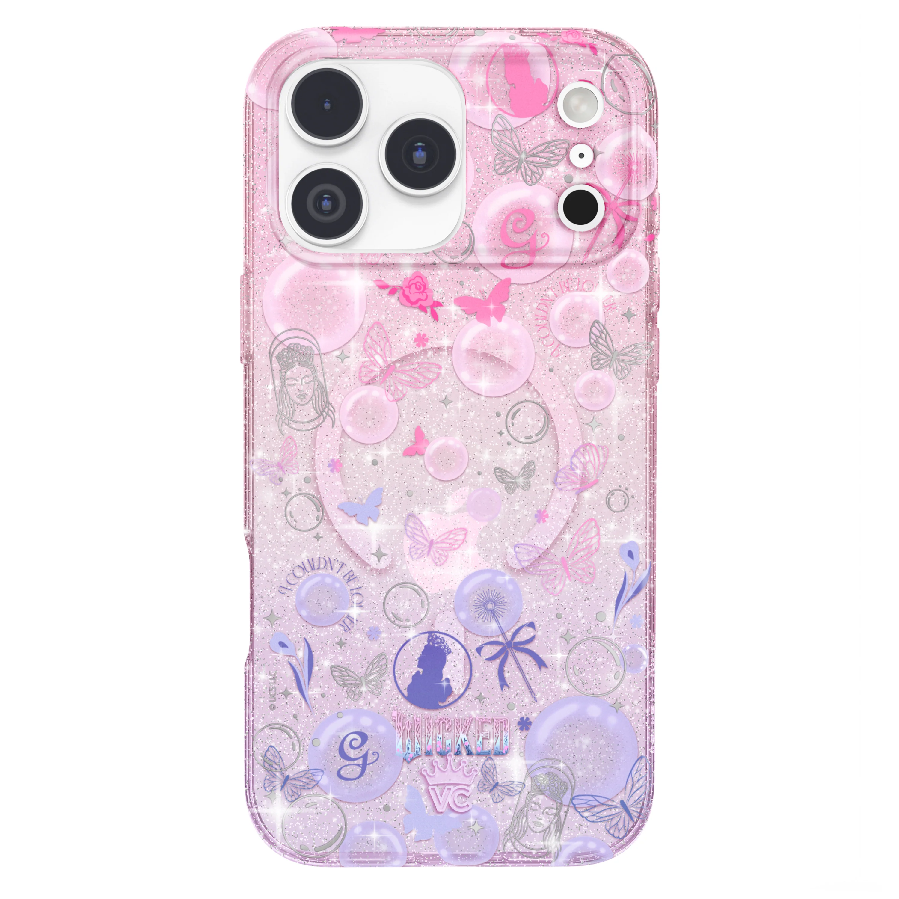 Wicked Glinda’s Bubble Glitter iPhone Case - Image 6