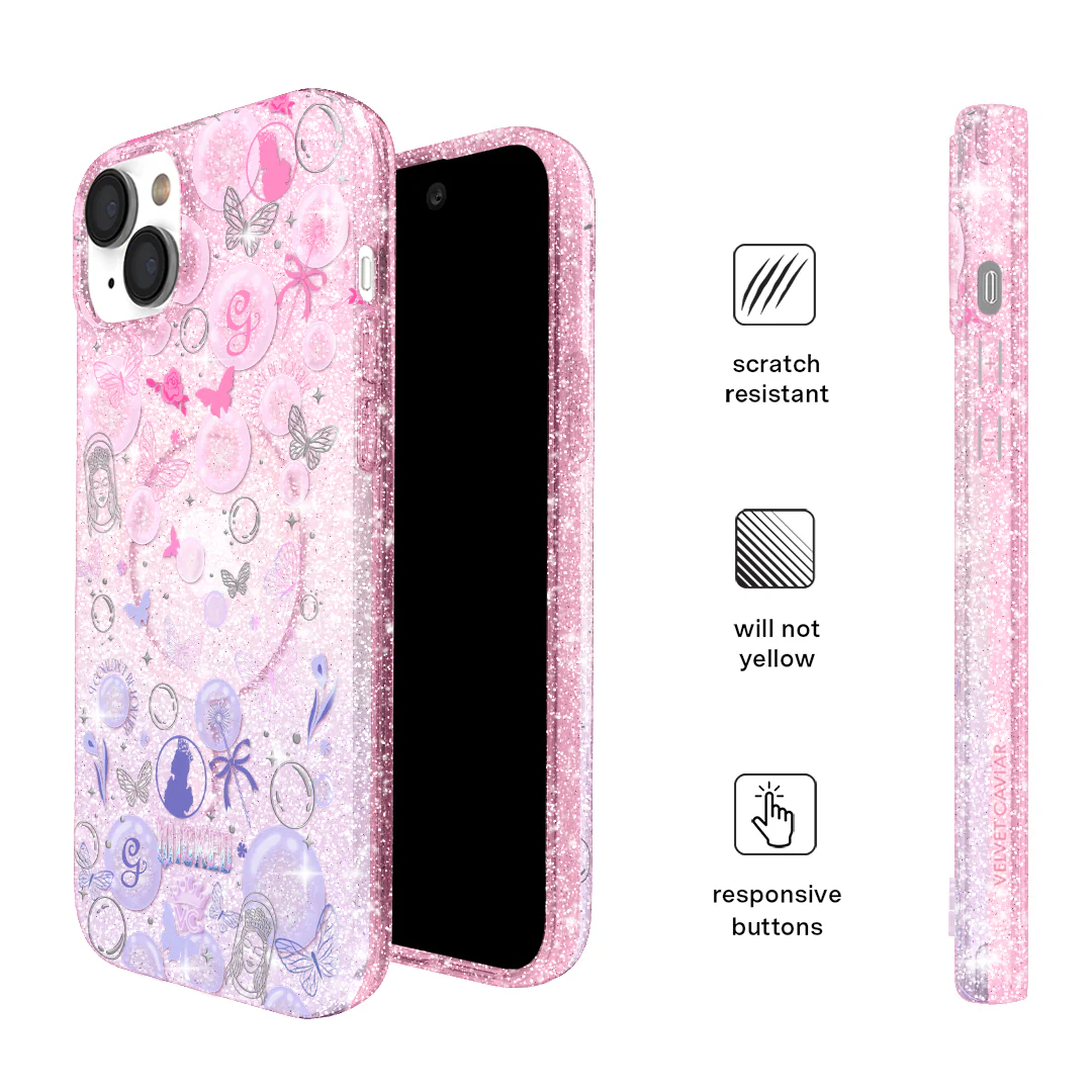 Wicked Glinda’s Bubble Glitter iPhone Case - Image 60