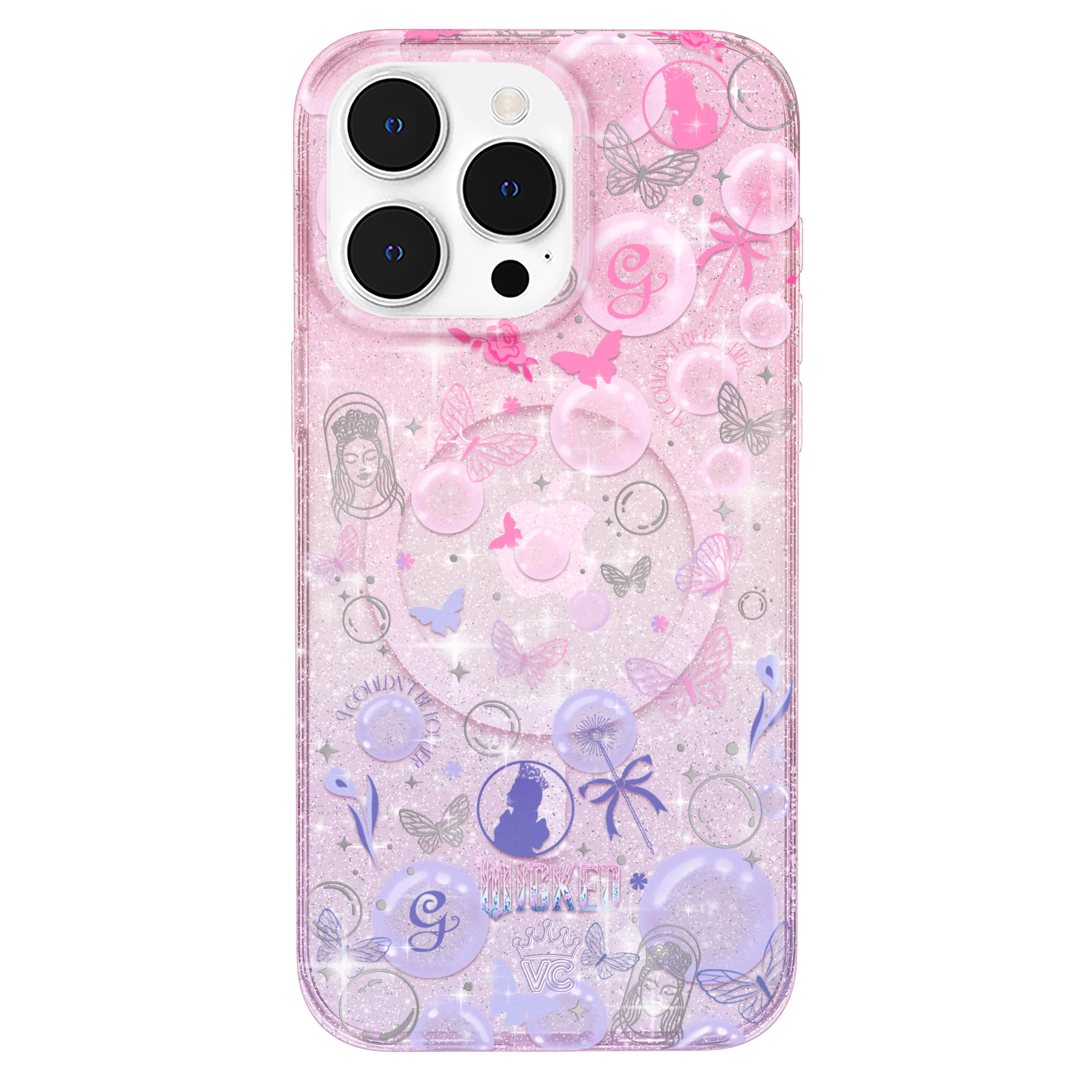 Wicked Glinda’s Bubble Glitter iPhone Case - Image 61