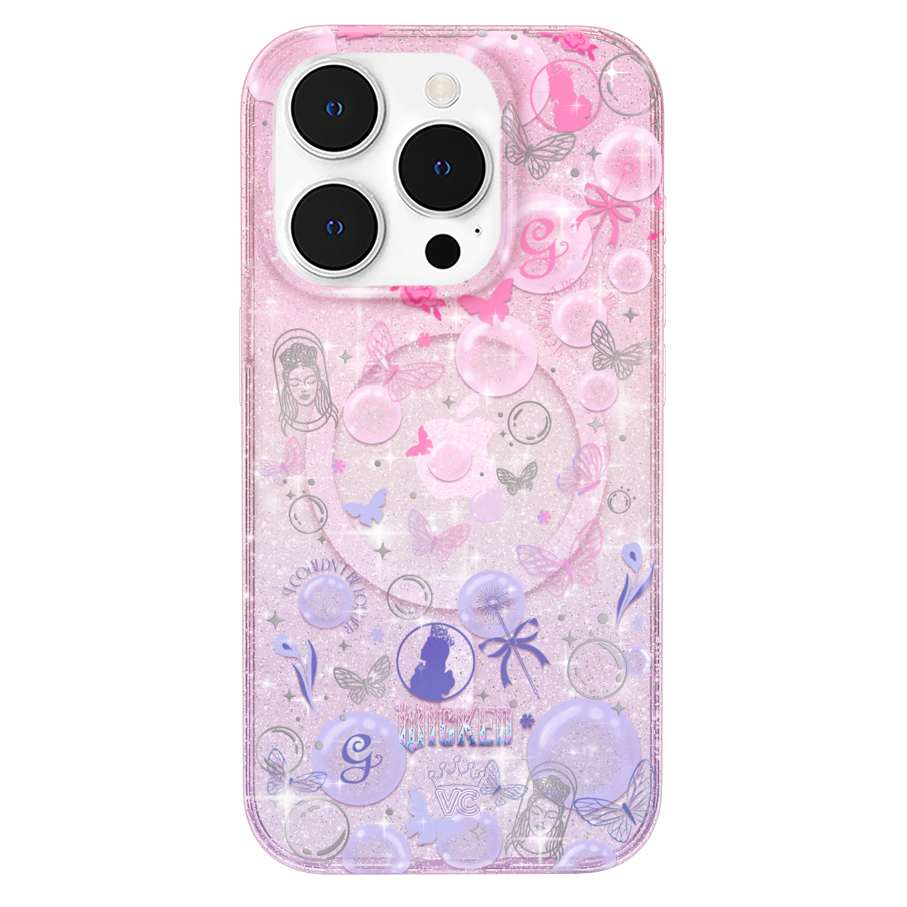 Wicked Glinda’s Bubble Glitter iPhone Case - Image 71