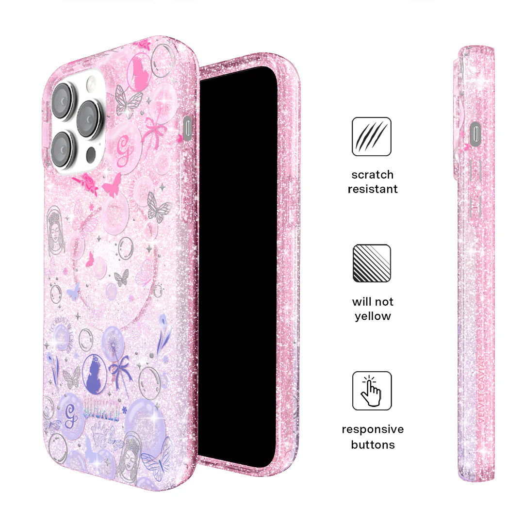 Wicked Glinda’s Bubble Glitter iPhone Case - Image 74