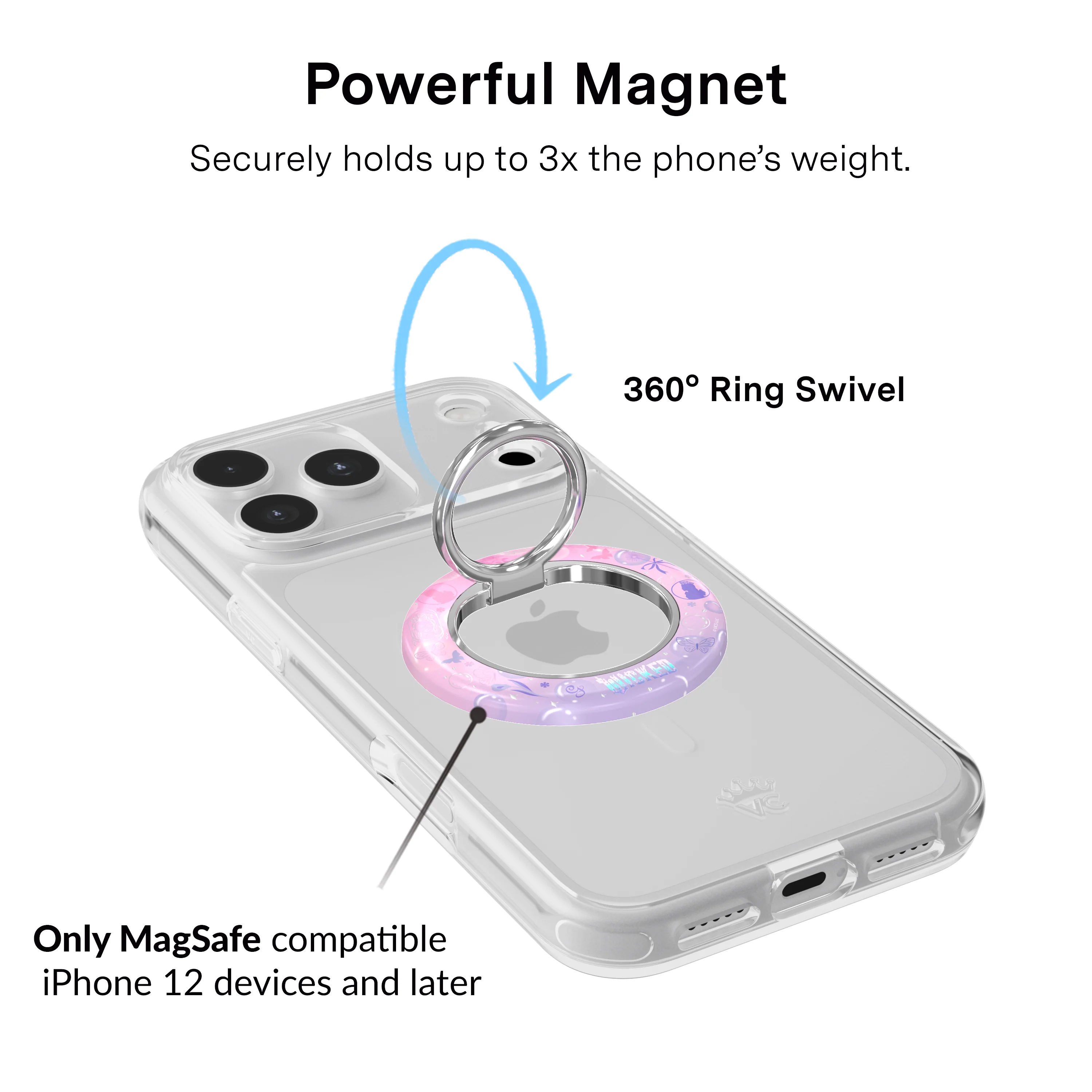 Wicked Glinda’s Bubble MagSafe Grip Ring - Image 3