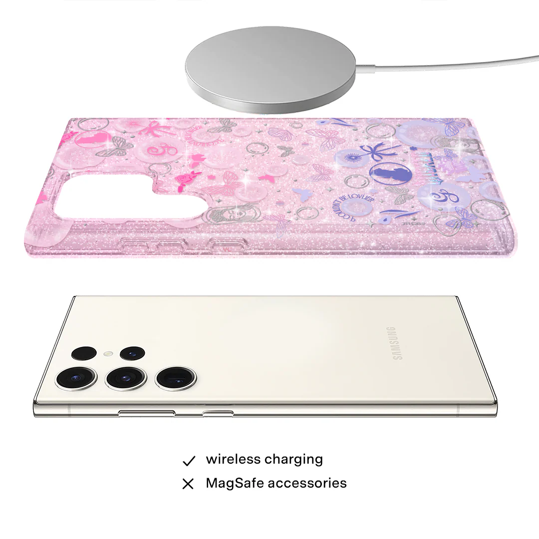Wicked Glinda’s Bubble Glitter Samsung Case - Image 29