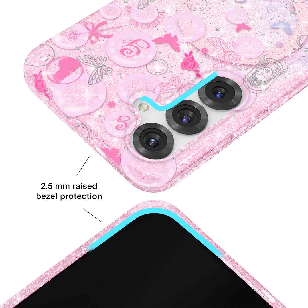 Wicked Glinda’s Bubble Glitter Samsung Case - Image 3