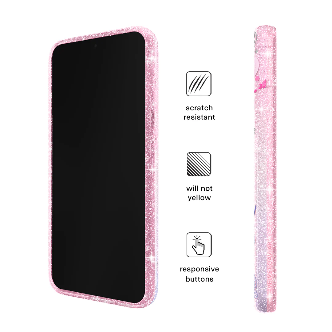 Wicked Glinda’s Bubble Glitter Samsung Case - Image 35
