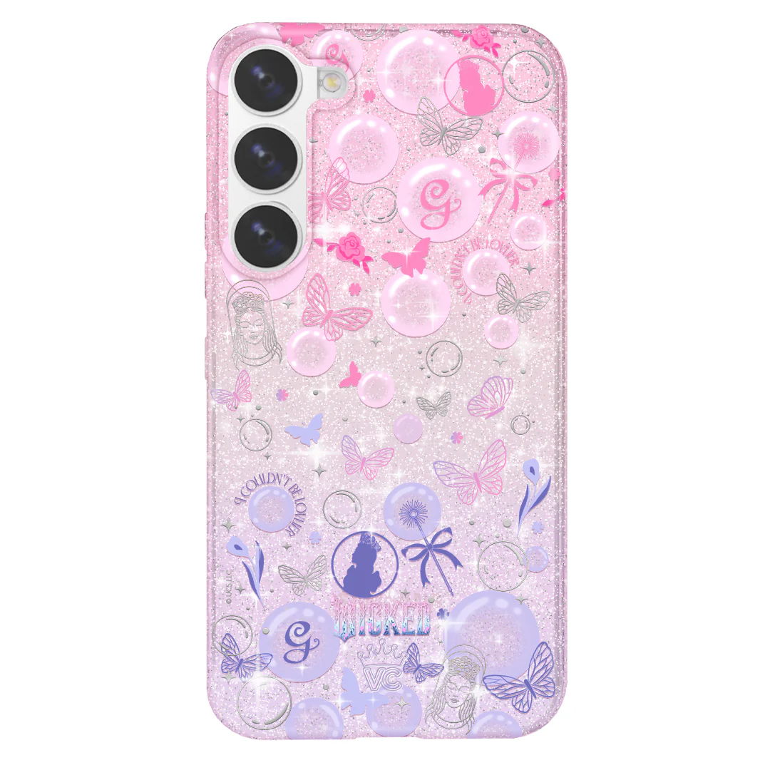 Wicked Glinda’s Bubble Glitter Samsung Case - Image 36