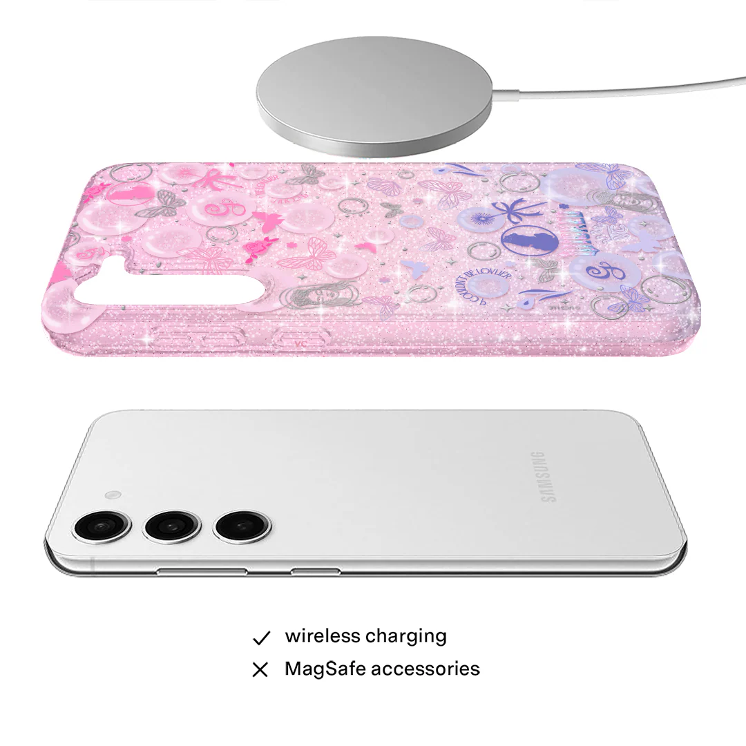 Wicked Glinda’s Bubble Glitter Samsung Case - Image 39