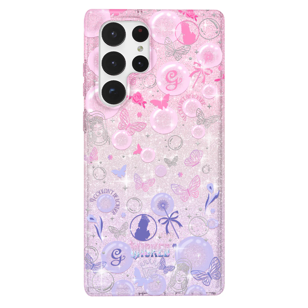 Wicked Glinda’s Bubble Glitter Samsung Case - Image 41