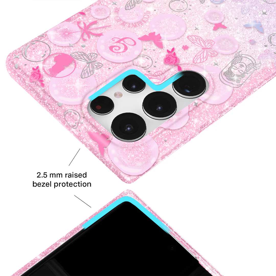 Wicked Glinda’s Bubble Glitter Samsung Case - Image 43