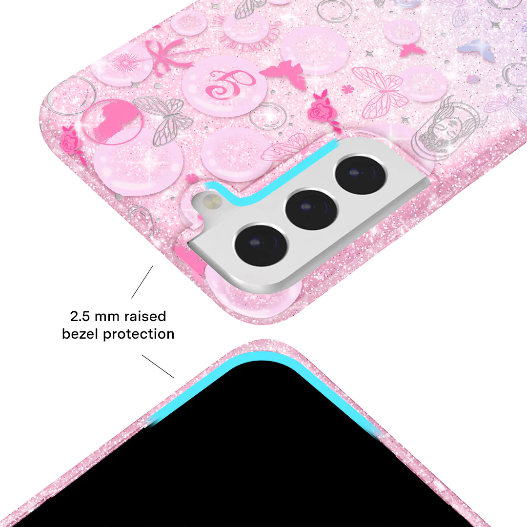 Wicked Glinda’s Bubble Glitter Samsung Case - Image 48