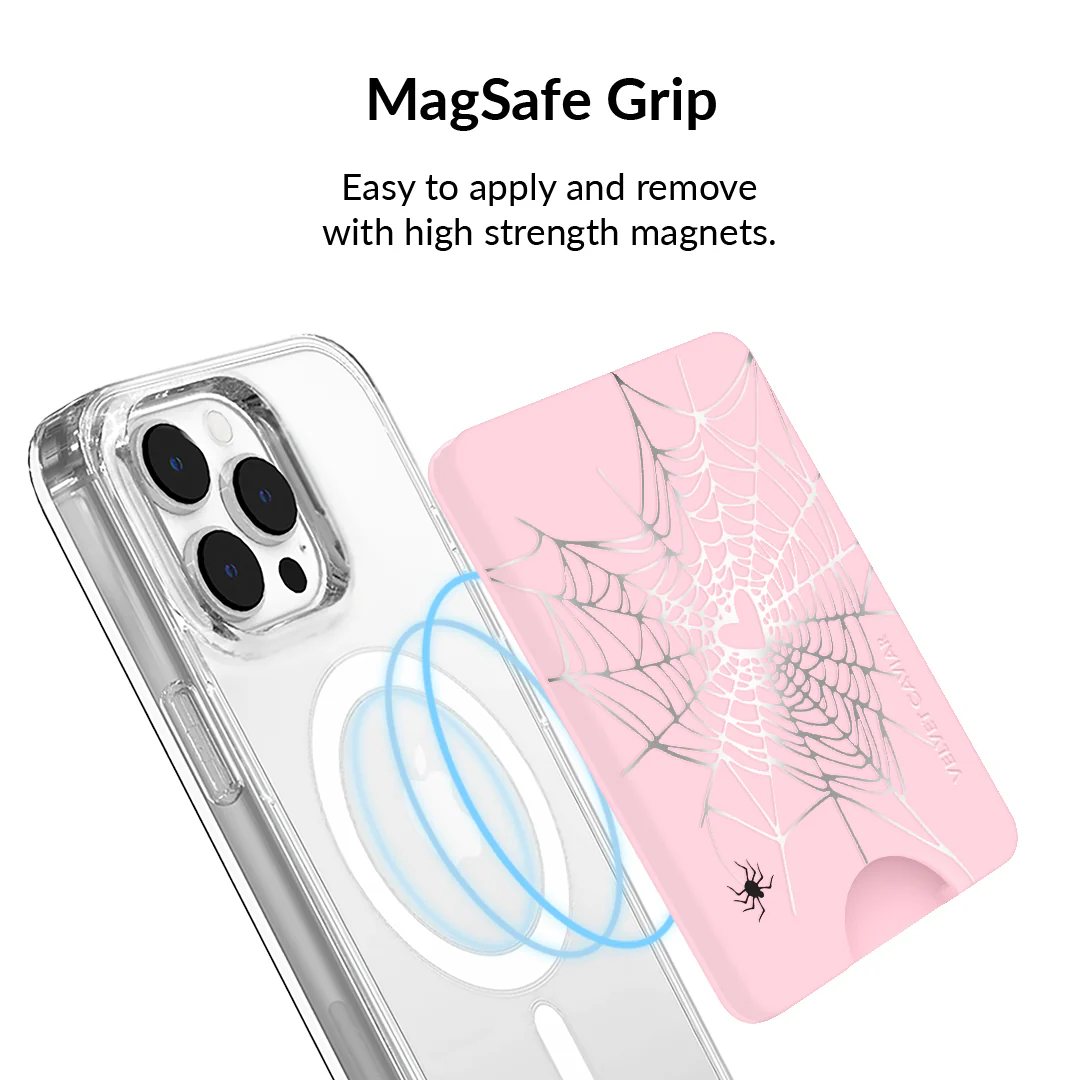 Widow’s Web Chrome MagSafe Wallet - Image 4