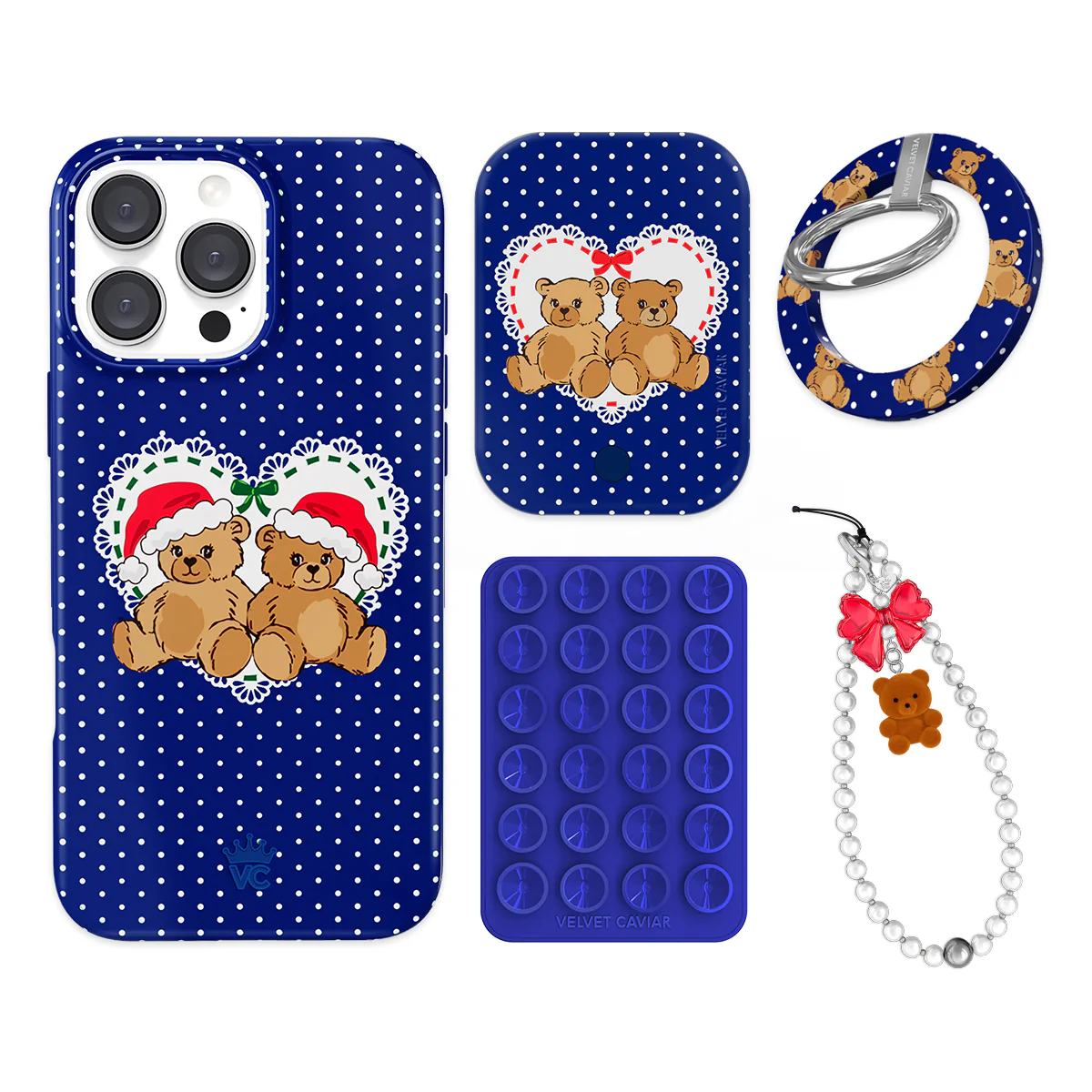 Winter Teddy iPhone Bundle Set - Grip - Image 16