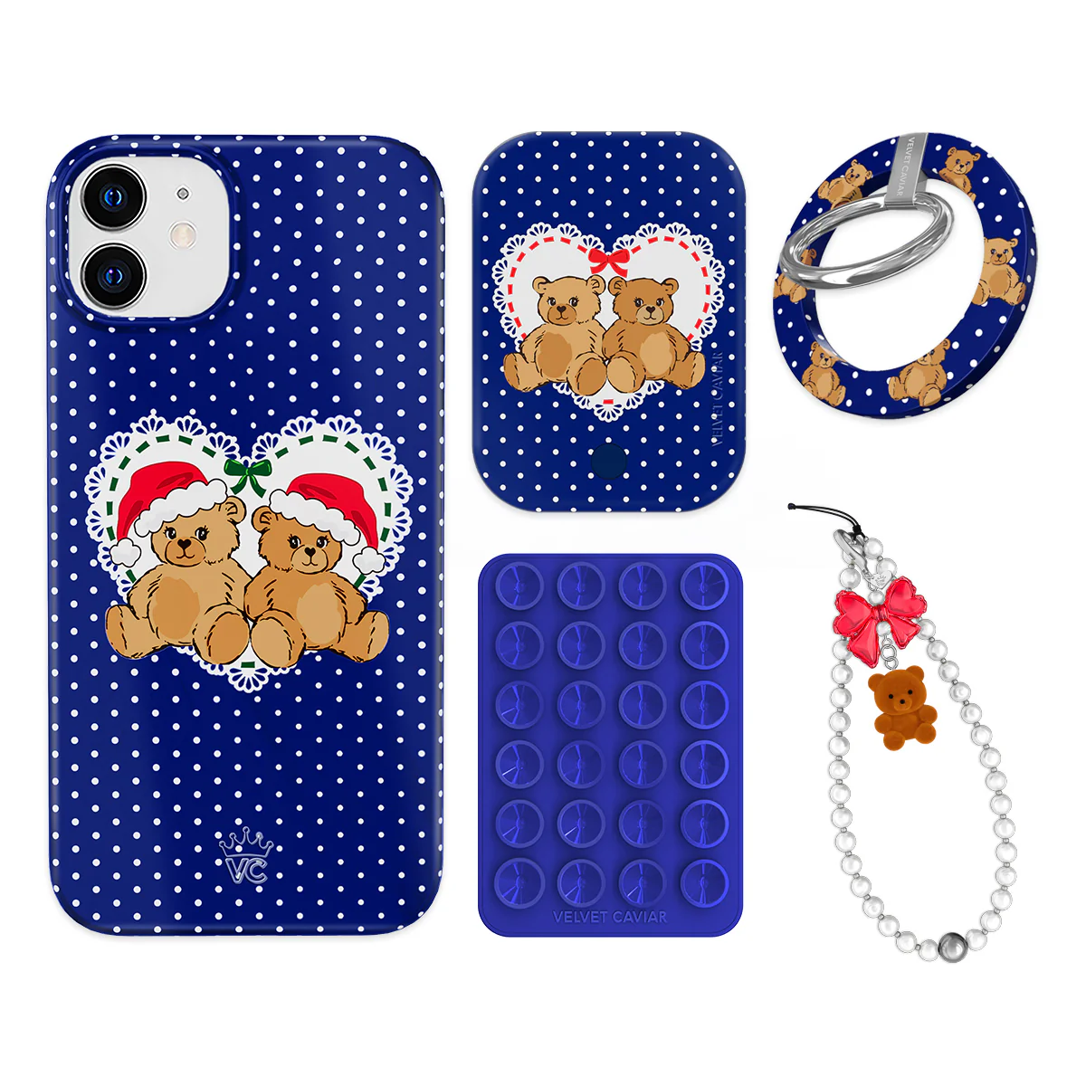 Winter Teddy iPhone Bundle Set - Grip - Image 3