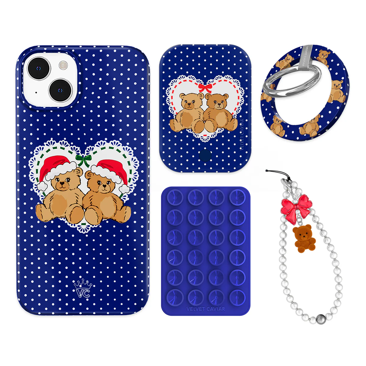 Winter Teddy iPhone Bundle Set - Grip - Image 6