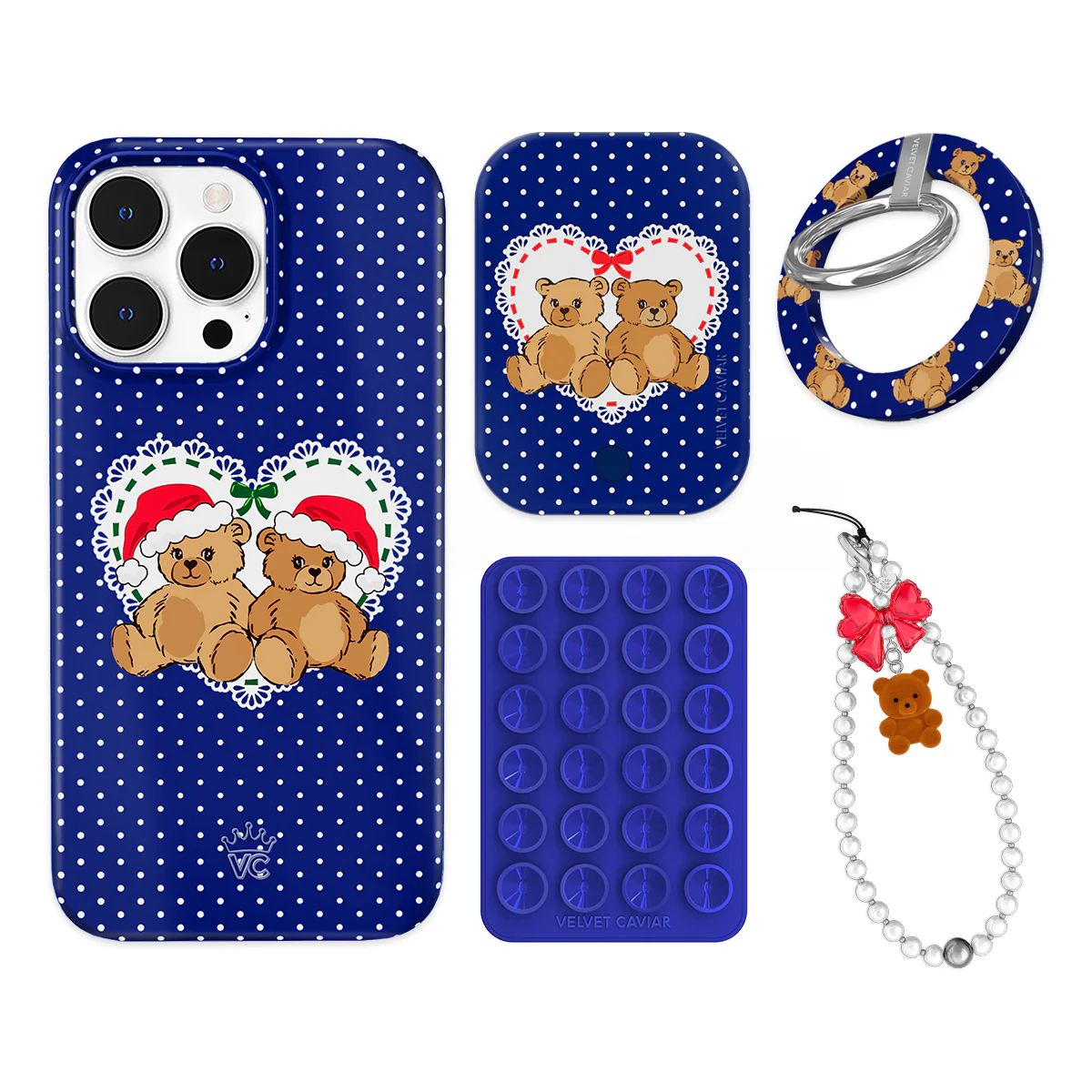 Winter Teddy iPhone Bundle Set - Grip - Image 8