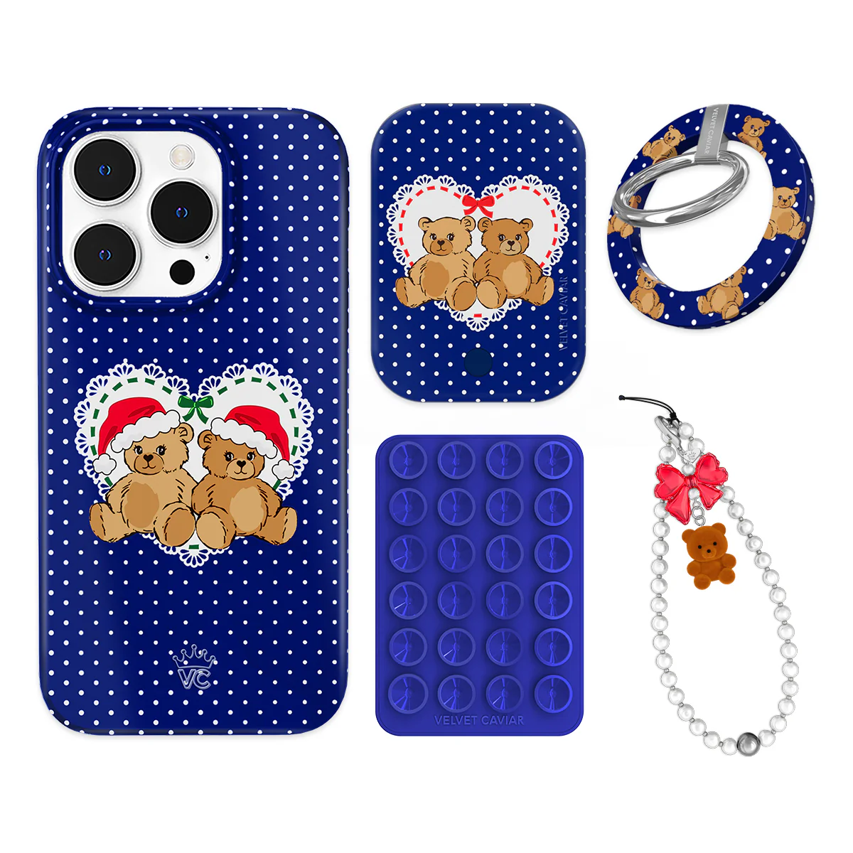 Winter Teddy iPhone Bundle Set - Grip - Image 9