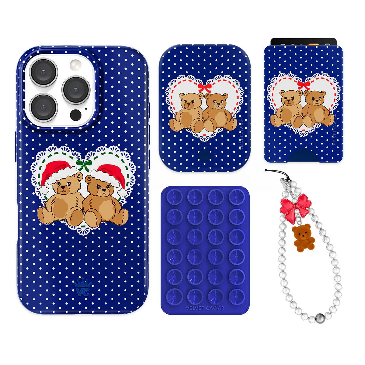 Winter Teddy iPhone Bundle Set - Wallet - Image 17