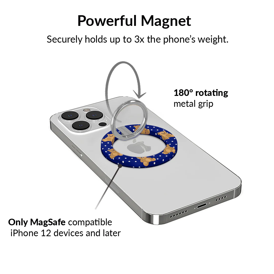 Winter Teddy MagSafe Grip Ring - Image 3