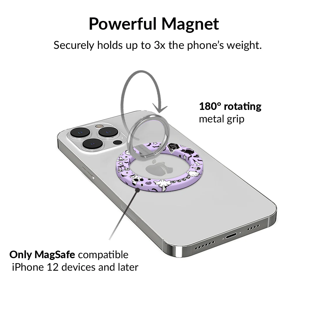 Witchy Lilac MagSafe Grip Ring - Image 3