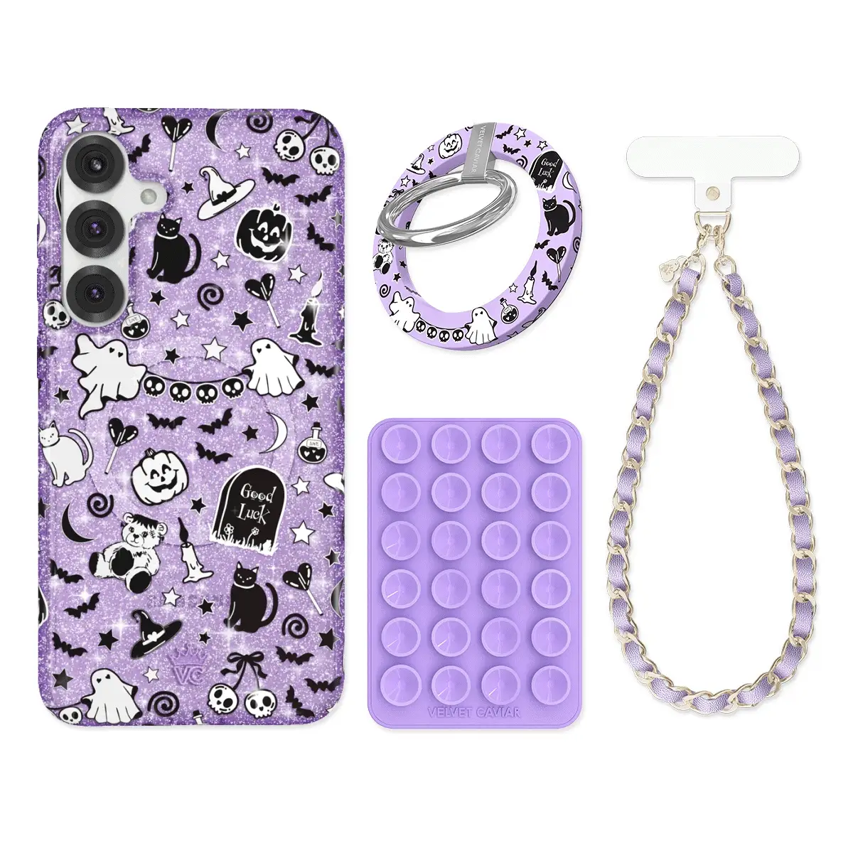 Witchy Lilac Glitter Samsung Bundle Set - Image 2