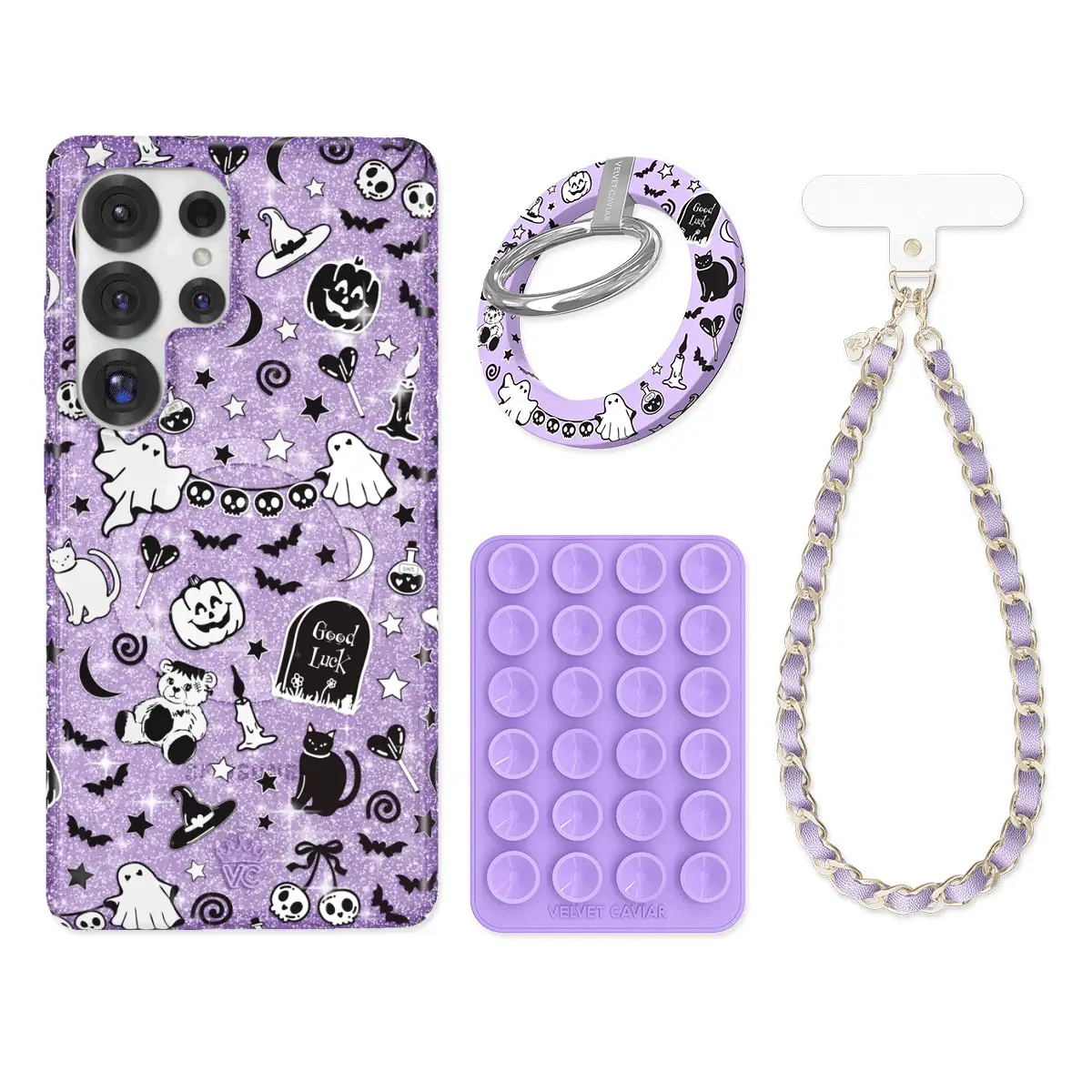 Witchy Lilac Glitter Samsung Bundle Set - Image 3