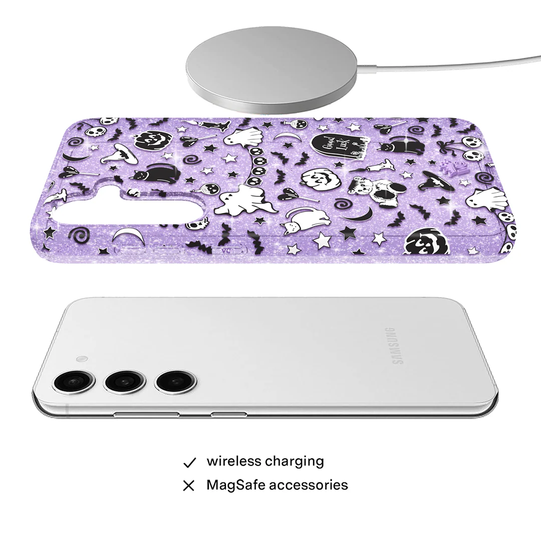 Witchy Lilac Glitter Samsung Case - Image 18