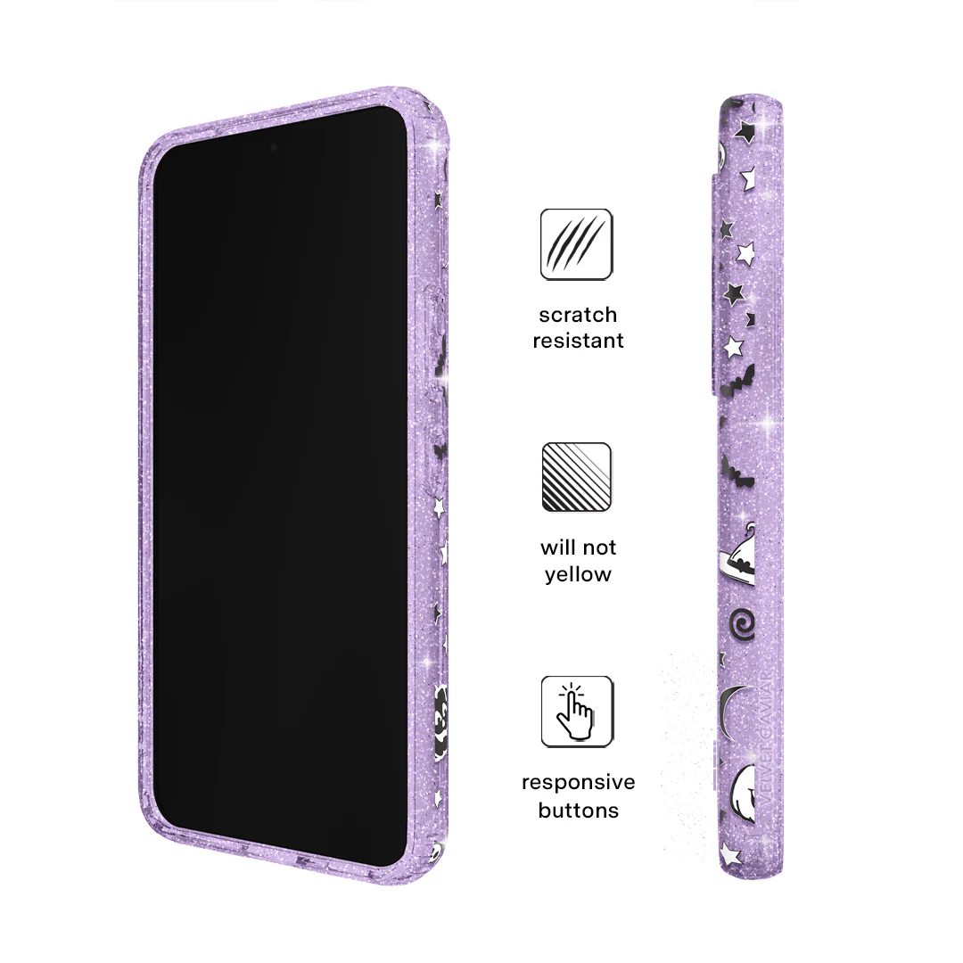 Witchy Lilac Glitter Samsung Case - Image 20