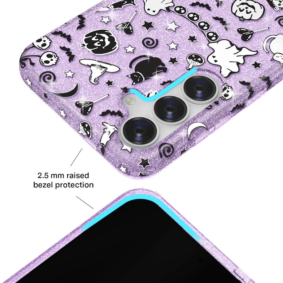 Witchy Lilac Glitter Samsung Case - Image 22