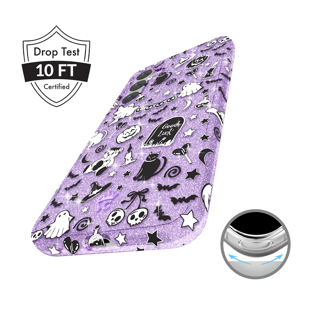 Witchy Lilac Glitter Samsung Case - Image 24
