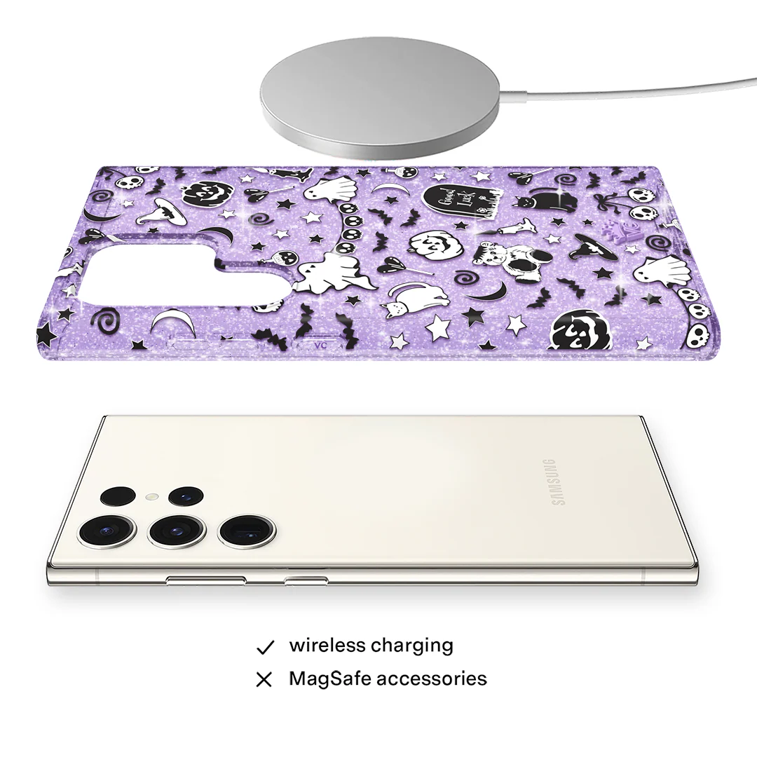 Witchy Lilac Glitter Samsung Case - Image 28