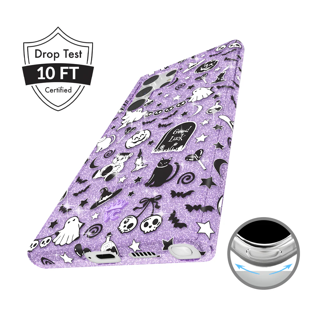 Witchy Lilac Glitter Samsung Case - Image 29