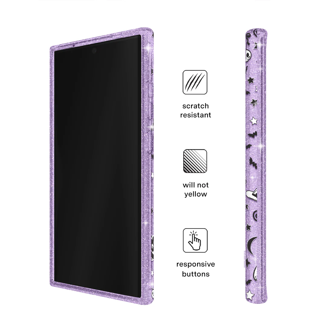 Witchy Lilac Glitter Samsung Case - Image 30