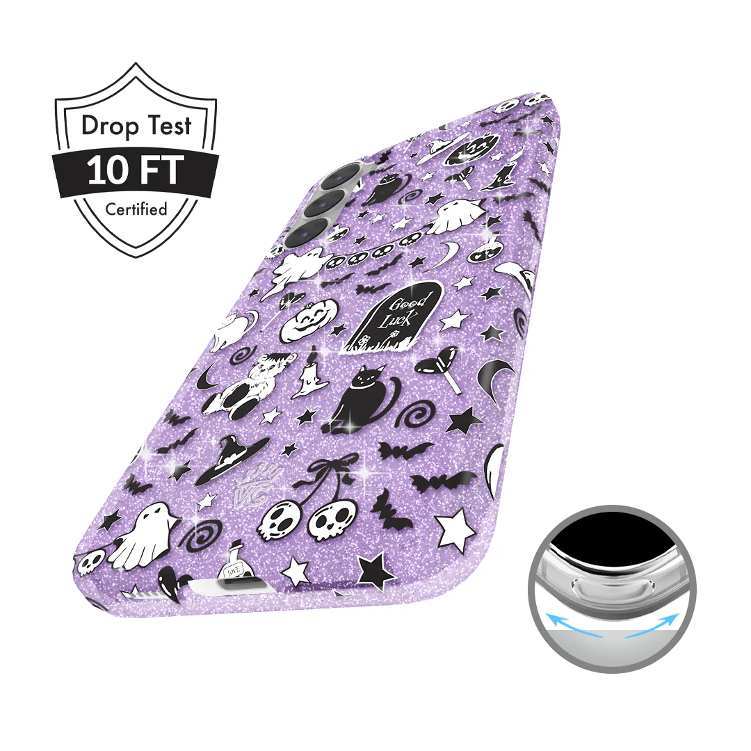 Witchy Lilac Glitter Samsung Case - Image 39