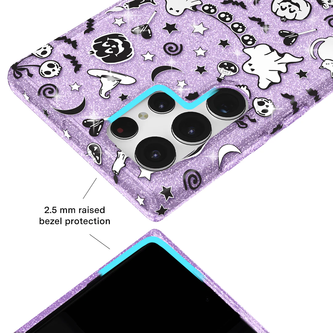 Witchy Lilac Glitter Samsung Case - Image 42