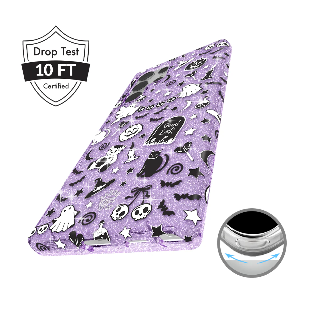 Witchy Lilac Glitter Samsung Case - Image 44